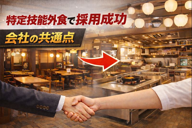 採用成功しているレストラン